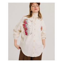 Tinsels - Faune Cotton Shirt | Ecru