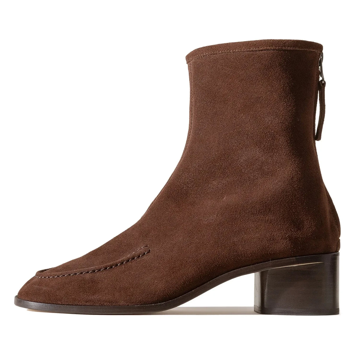 Hereu - Juliol Calf Suede Boots | Dark Brown
