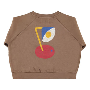 Piupiuchick - Captain Sweatshirt Organic Cotton | Brown
