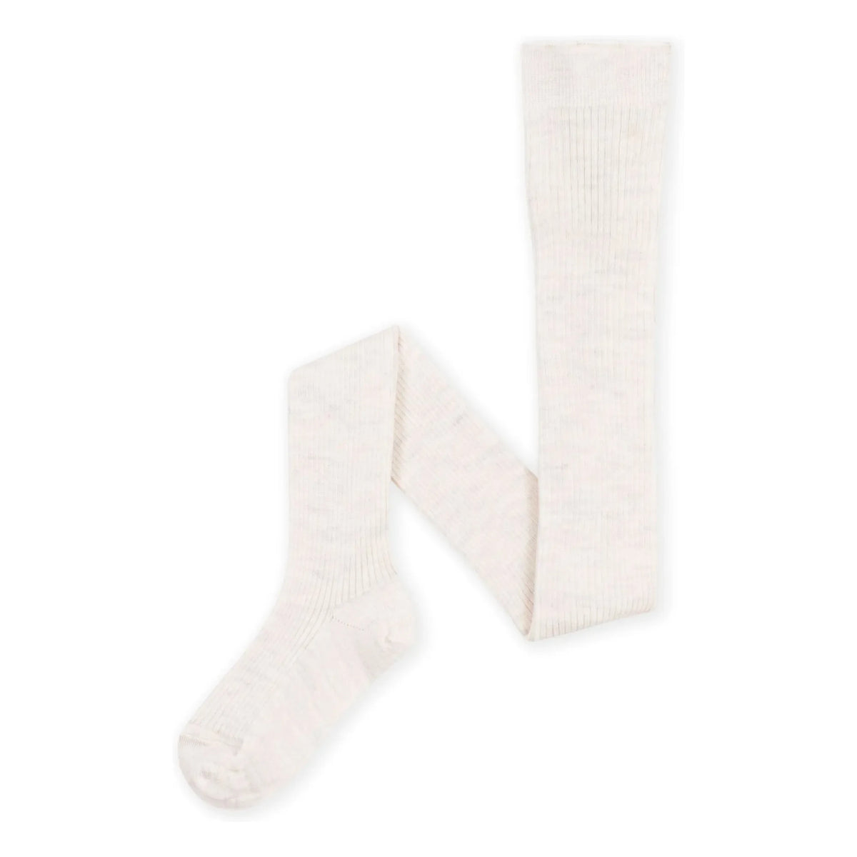 Petit Bateau - Wool Tights | Flecked Beige