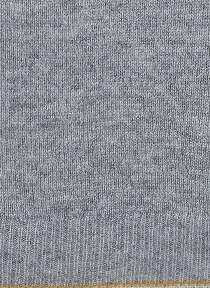 Tartine et Chocolat - Striped Ribbed Tank Top | Heather grey