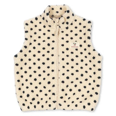 Konges Sløjd - Sleeveless Sherpa Vest Jody Pois Recycled Fibers | Ecru