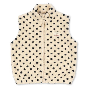 Konges Sløjd - Sleeveless Sherpa Vest Jody Pois Recycled Fibers | Ecru