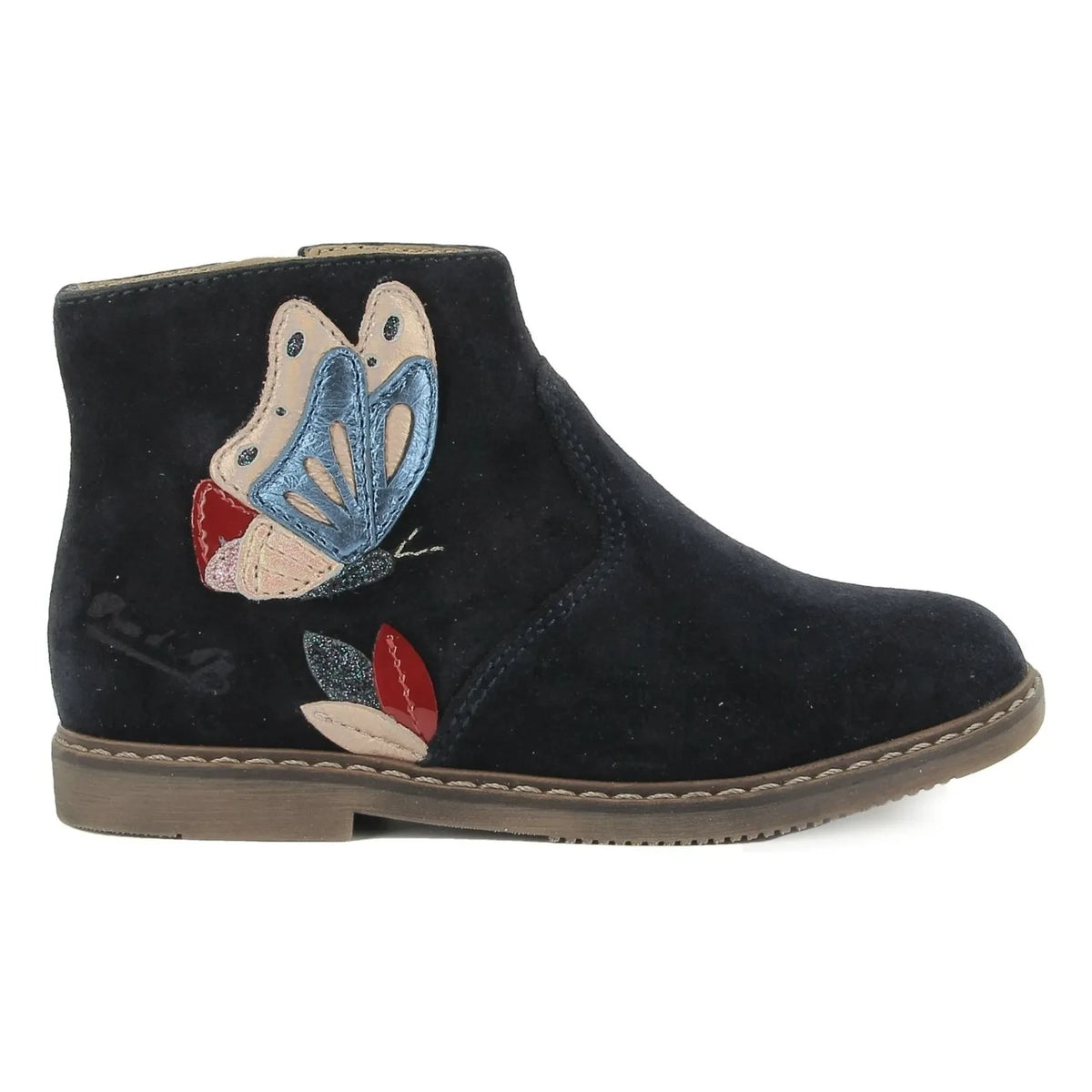 Pom d'Api - City Fly Velvet Boots | Navy