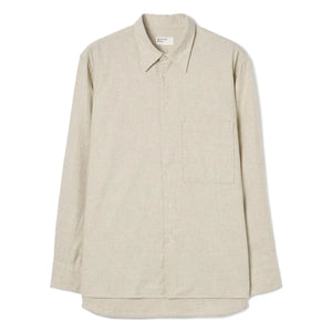 Universal Works - Square Neck Cotton Shirt | Ecru