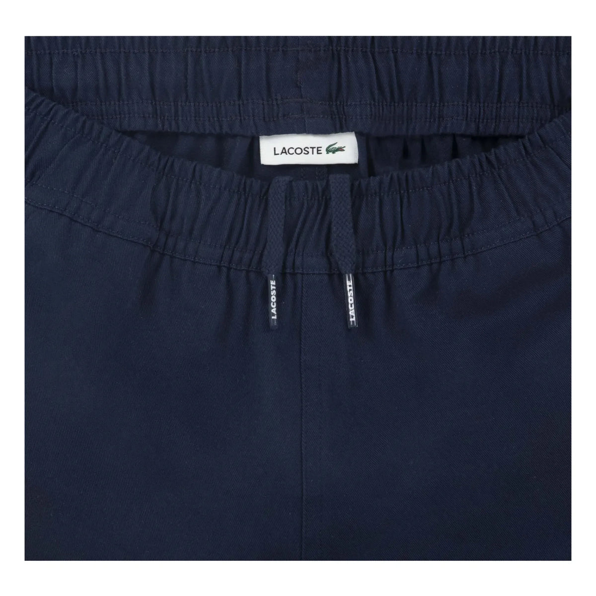 Lacoste - Organic Cotton Drawstring Cargo Pants | Navy Blue