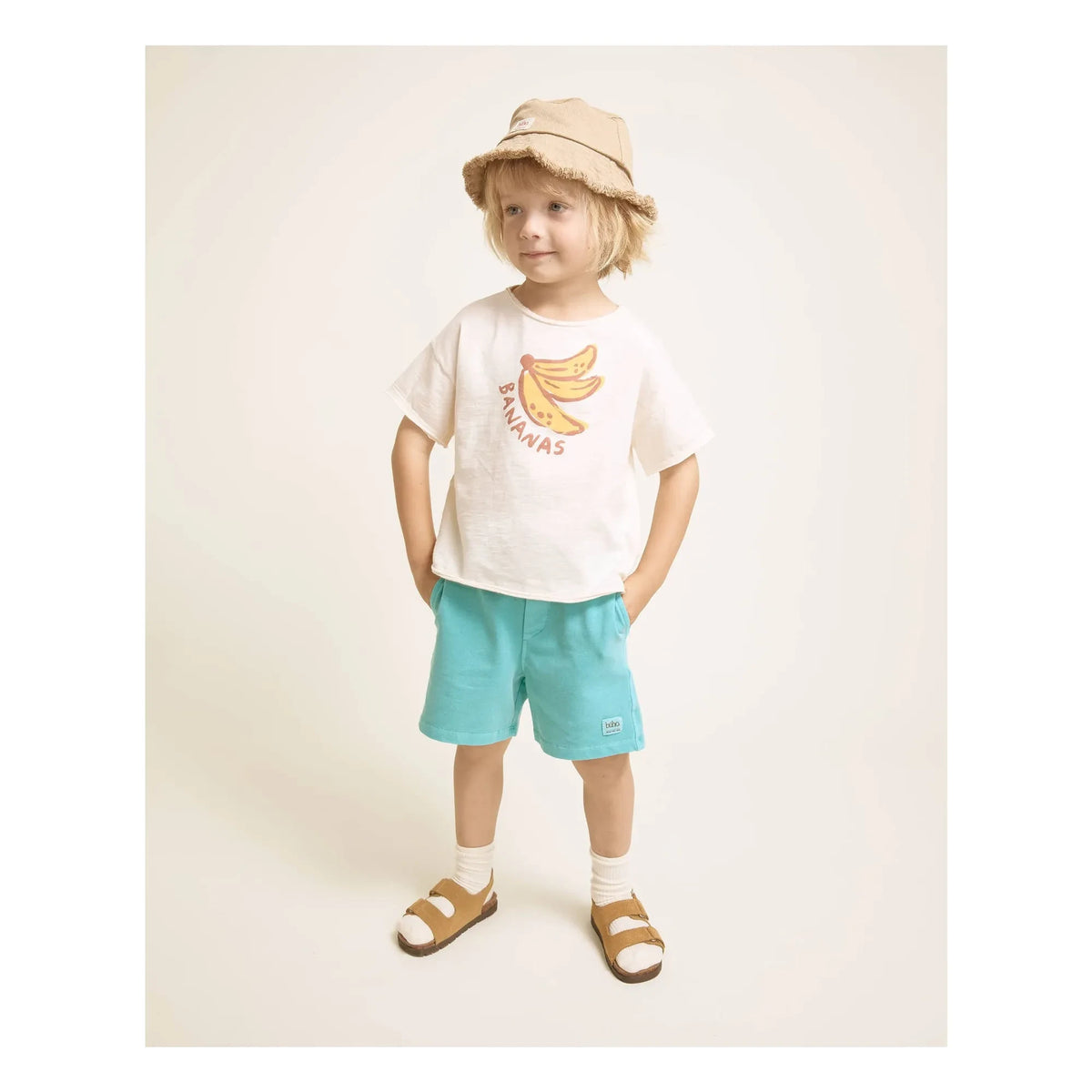 Búho - Bob Denim Effiloché Lyocell | Beige