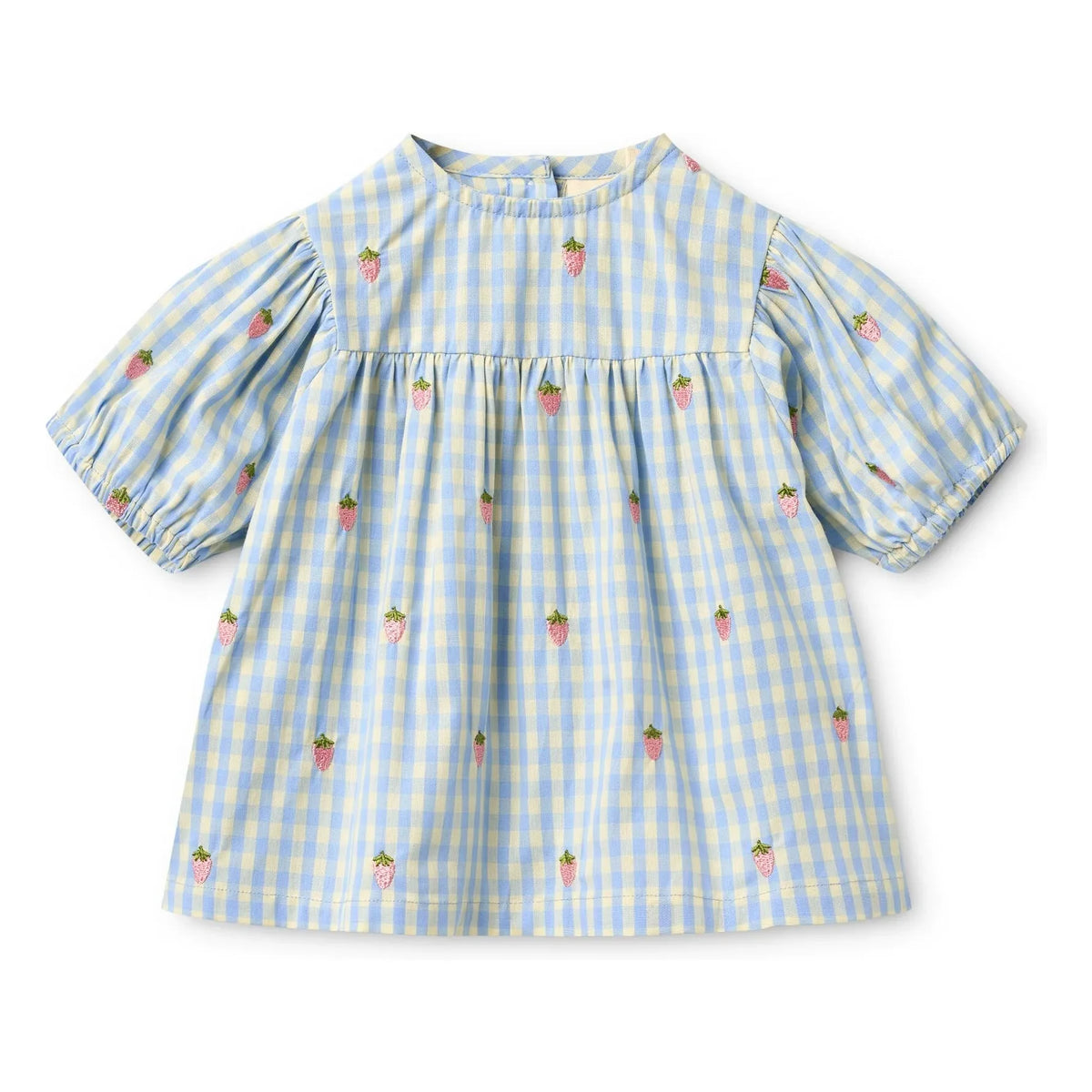 Flöss - Millie Vichy Blouse | Light Blue