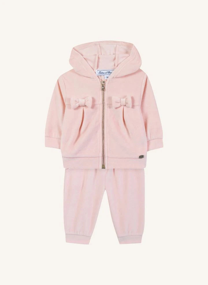 Tartine et Chocolat - Pink Sweatshirt and Jogger Set