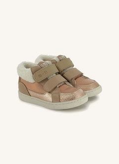 Bonton - Kix Hi Lined Sneakers | Camel