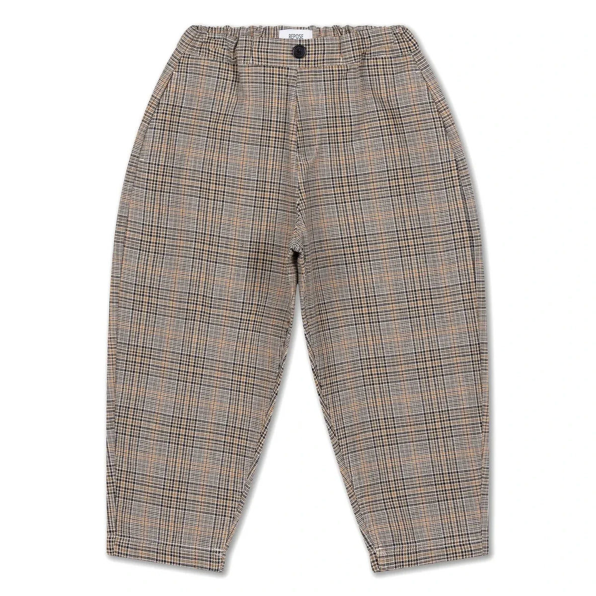 Repose AMS - Checkered Pants | Dark Gray Brown