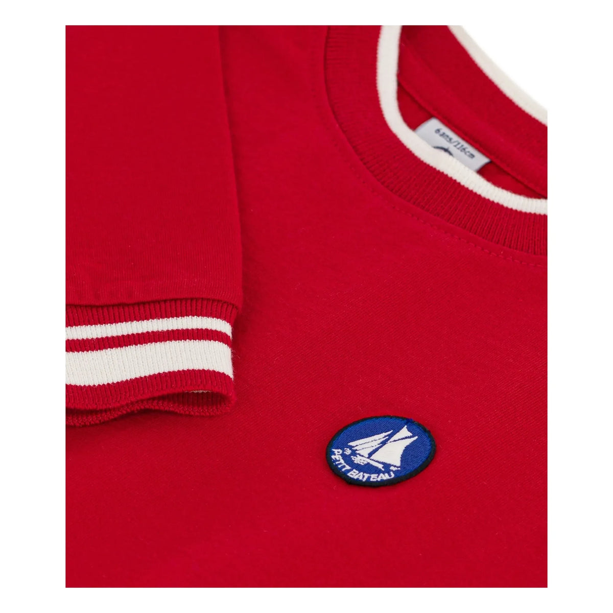 Petit Bateau - T-Shirt Sweat Organic Cotton | Red