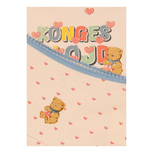 Konges Sløjd - Organic Cotton Teddy Bear Print Brief and Tank Top Set | Light Pink