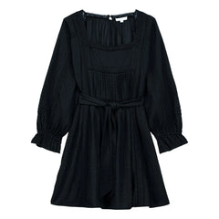 Louise Misha - Lauren organic cotton dress - Women's collection | Black