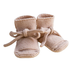 Hvid - Merino Wool Slippers | Pale Pink