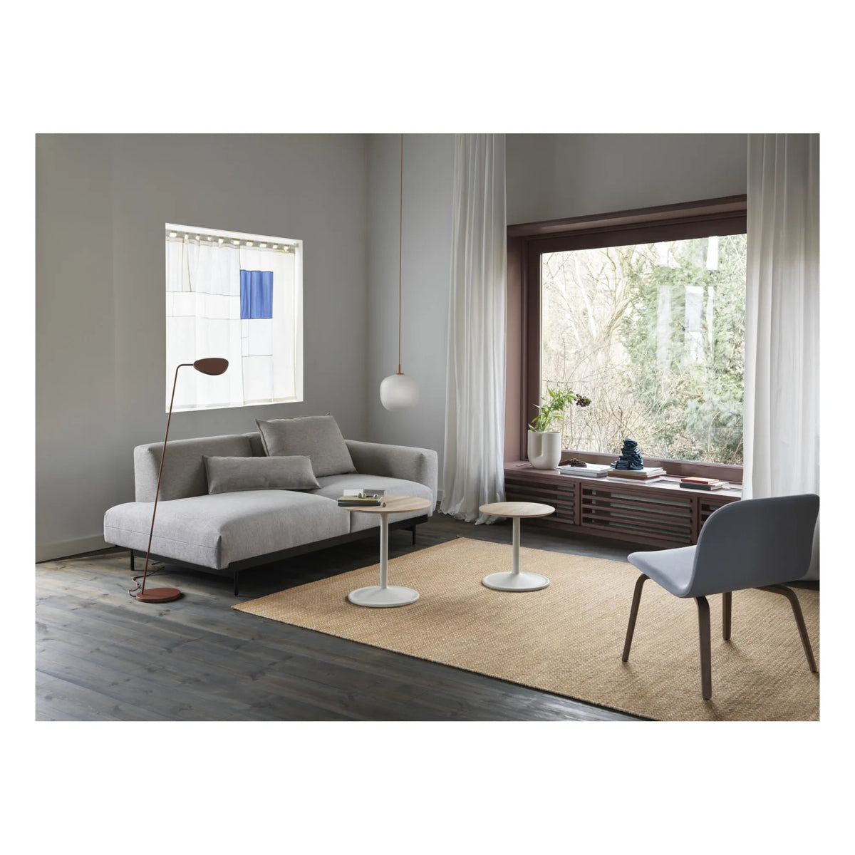 Muuto - 2-Seater Sofa - Right Armrest | Beige