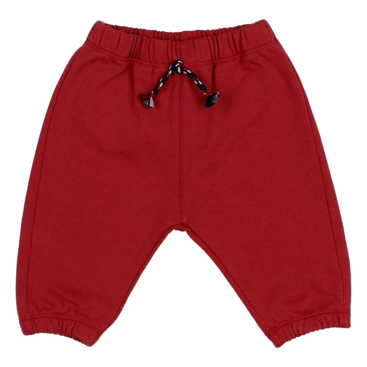 Búho - Organic Cotton Baby Drawstring Jogger | Cherry Red