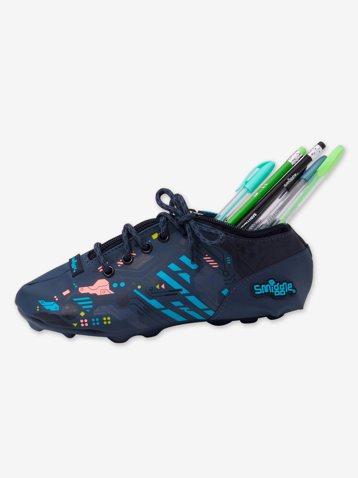 Smiggle - Power Play Football Shoe Patterned Pencil Case