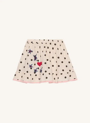 SISSEL EDELBO - Diana Pois Organic Cotton Skirt - Kids Collection | Cream