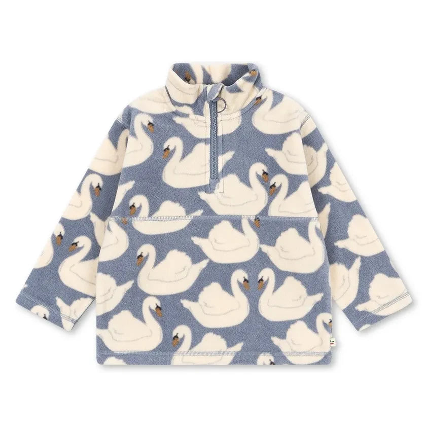 Konges Sløjd - Sweat Fleece Tavi Swans Recycled Fiber | Lavender