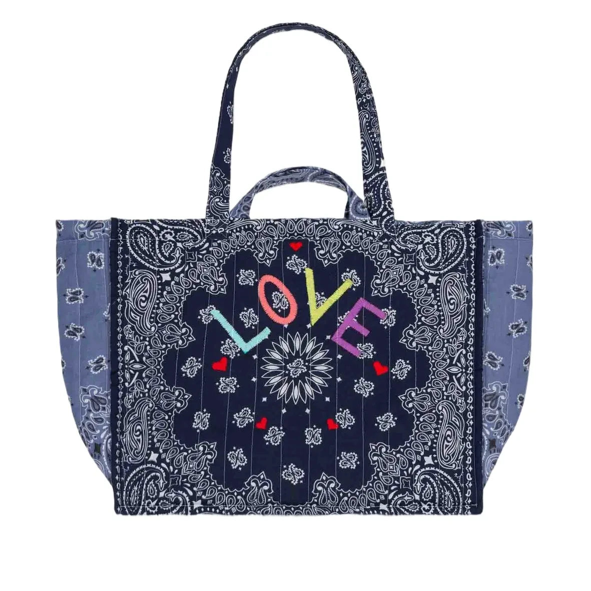 Call it by your name - Maxi Tote Love Cotton | Blue Chambray