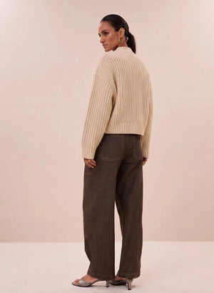 By Bar - Beige Lavi Cardigan