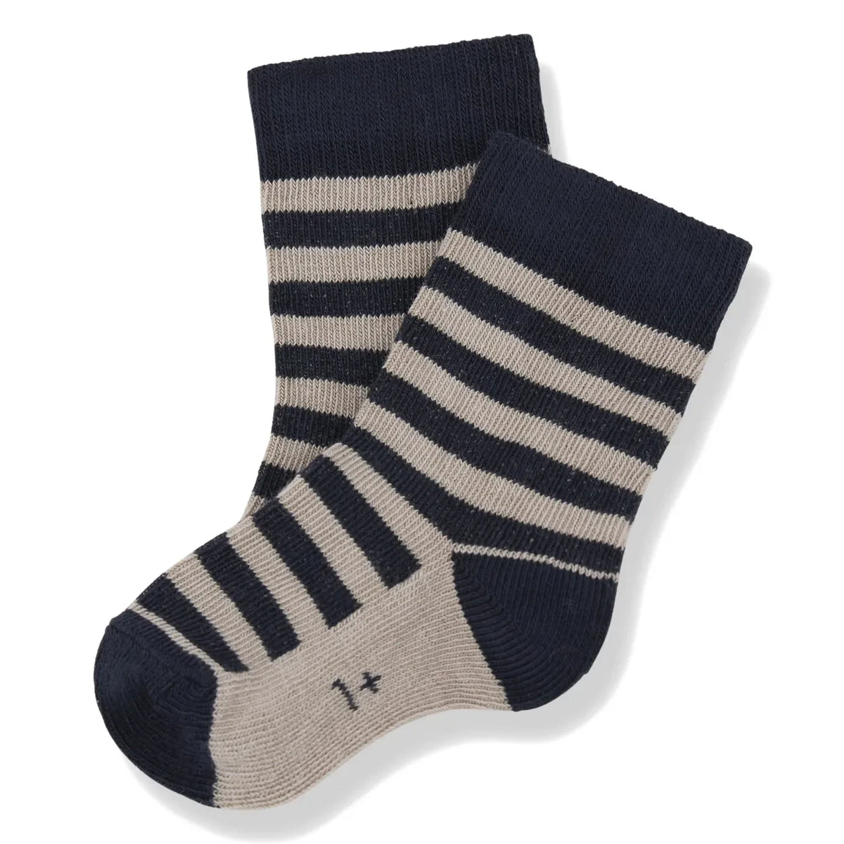 1+ in the family - Andria Striped Socks | Dark Blue