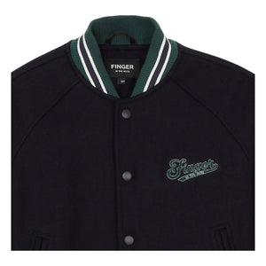 Finger in the nose - Corey Wool Jacket | Blue black