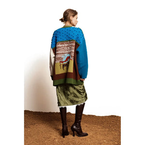 Alémais - Lasso Patchwork Cardigan | Ecru