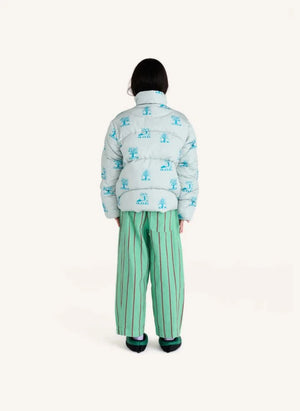 True Artist - Ex Libris puffer jacket | Light blue