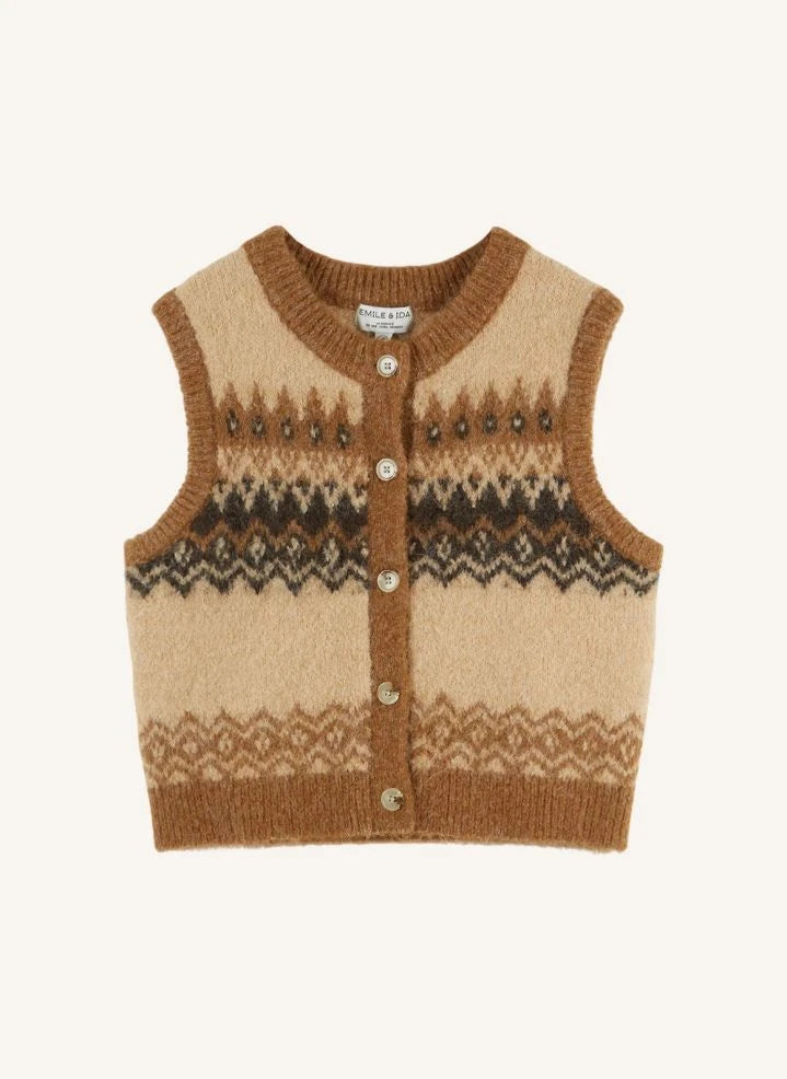 Emile et Ida - Enoah cardigan | Caramel