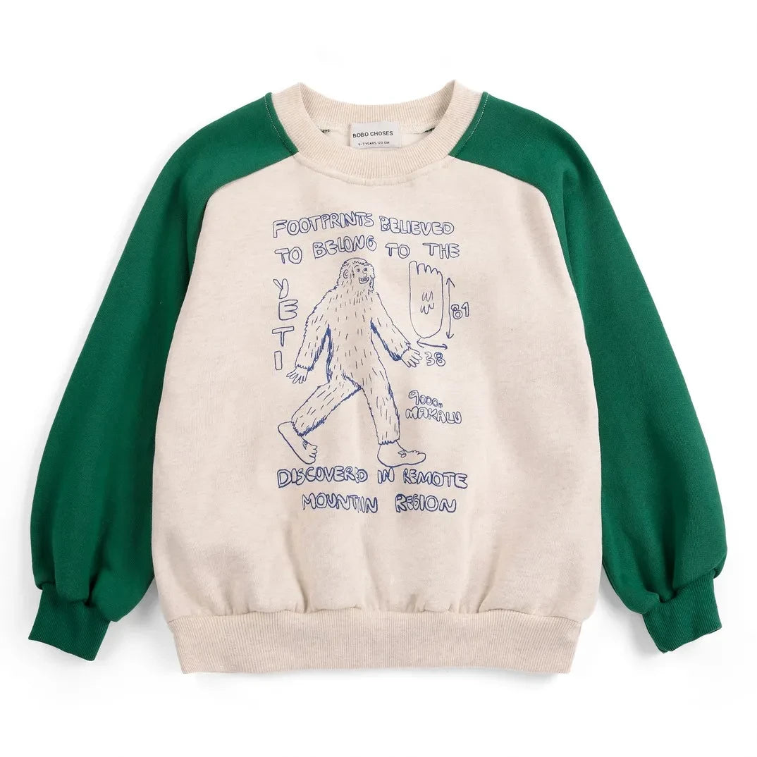 Bobo Choses - Organic Cotton Yeti Sweatshirt | Ecru