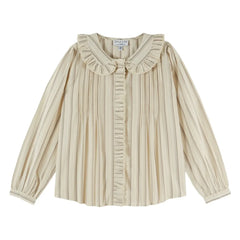 Emile et Ida - Eboto Striped Blouse | Beige