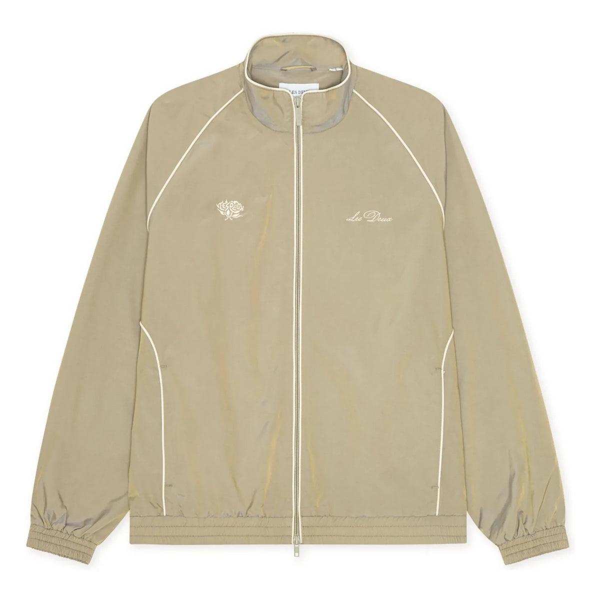 Les Deux - Jack Glossy Sweatshirt Jacket | Sand