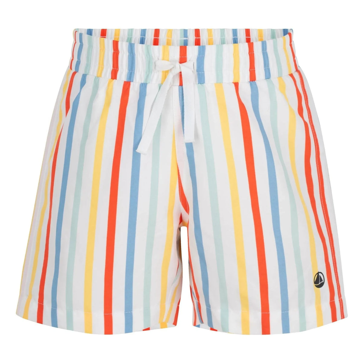Petit Bateau - Recycled Fiber Striped Swimsuit Shorts | Yellow