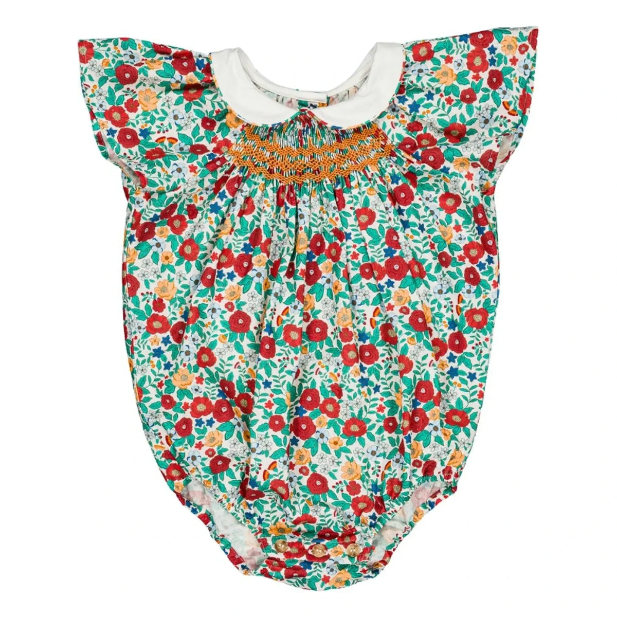 Loir - Bilbao floral print jumpsuit | White