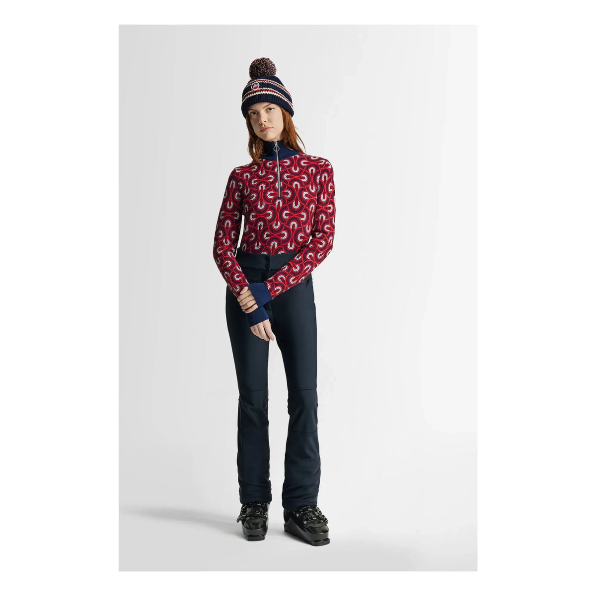 Fusalp - Knit Pill Sweater | Mahogany