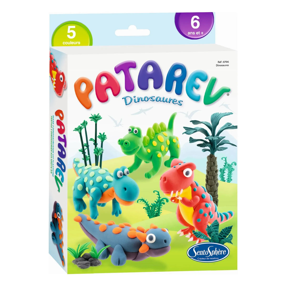 Sentosphère - Patarev Dinosaurs self-hardening modeling clay