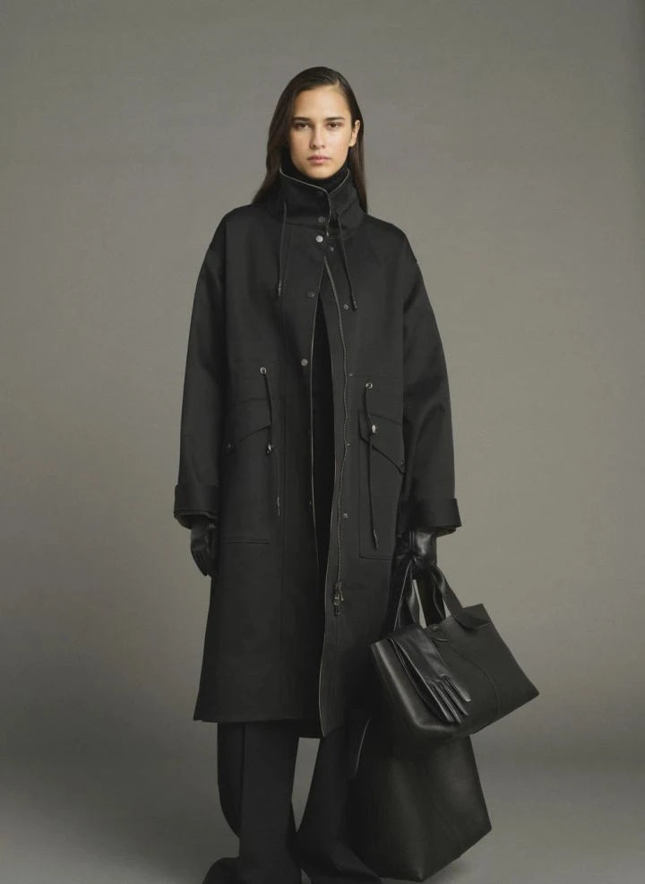 Soeur - Luce Cotton Trench Coat | Black