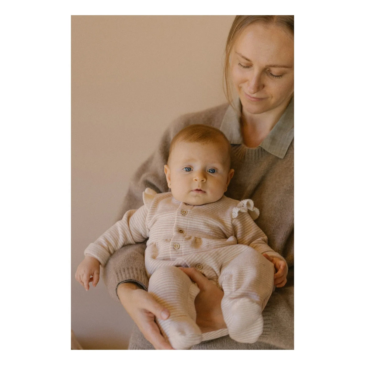 1+ in the family - Orleans Snap Bodysuit, Closed Legs | Nude