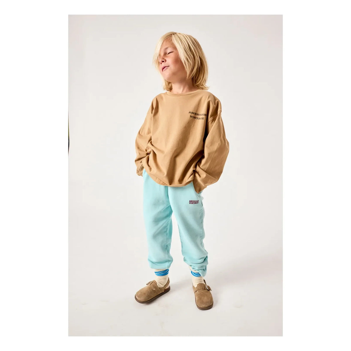American Vintage - Izubird Jogger | Light Blue