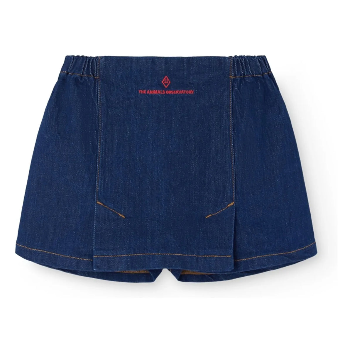 The Animals Observatory - Denim Short Skirt Olingo Organic Cotton | Blue