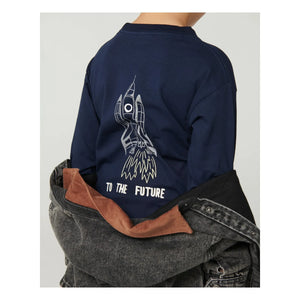 Copenhagen Colors - Organic Cotton Rocket T-Shirt | Navy