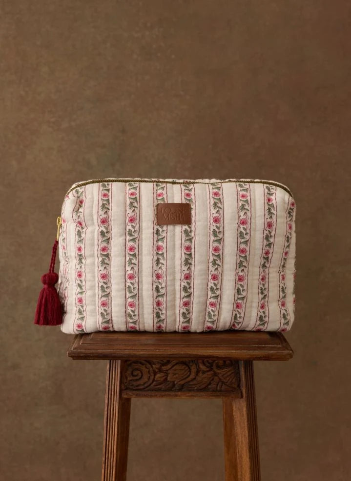 Louise Misha - Teiki Makeup Bag | Ecru