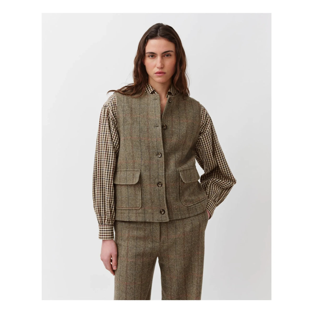 Diega - Galamo Wool Cardigan | Khaki