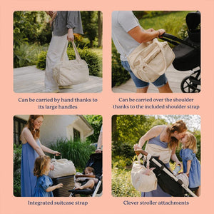 Doomoo Changing Bag - Fluffy Corduroy Beige-Changing Bags-Fluffy Corduroy Beige- | Natural Baby Shower