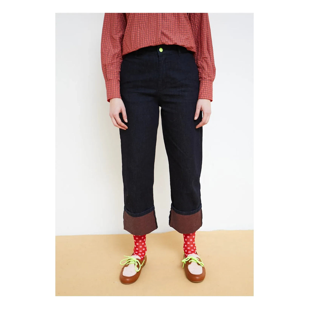 Dr Bloom - Jenga Cotton Pants | Brown