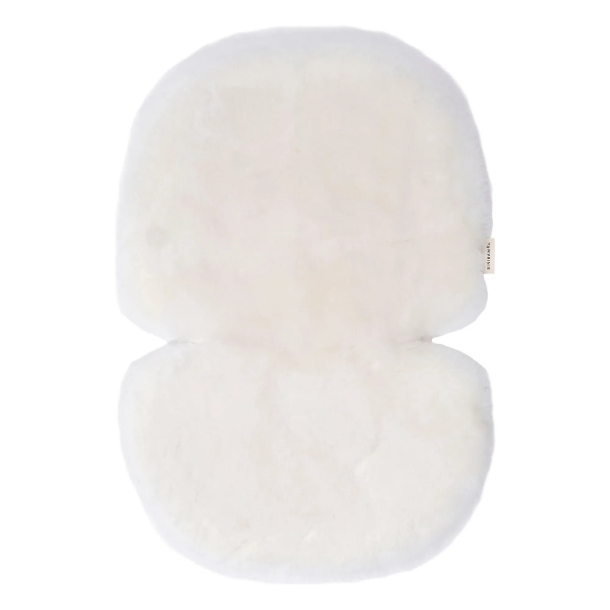 BINIBAMBA - Sheep Leather for Stroller and Crib | 68x44 cm | Chalk