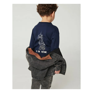 Copenhagen Colors - Organic Cotton Rocket T-Shirt | Navy