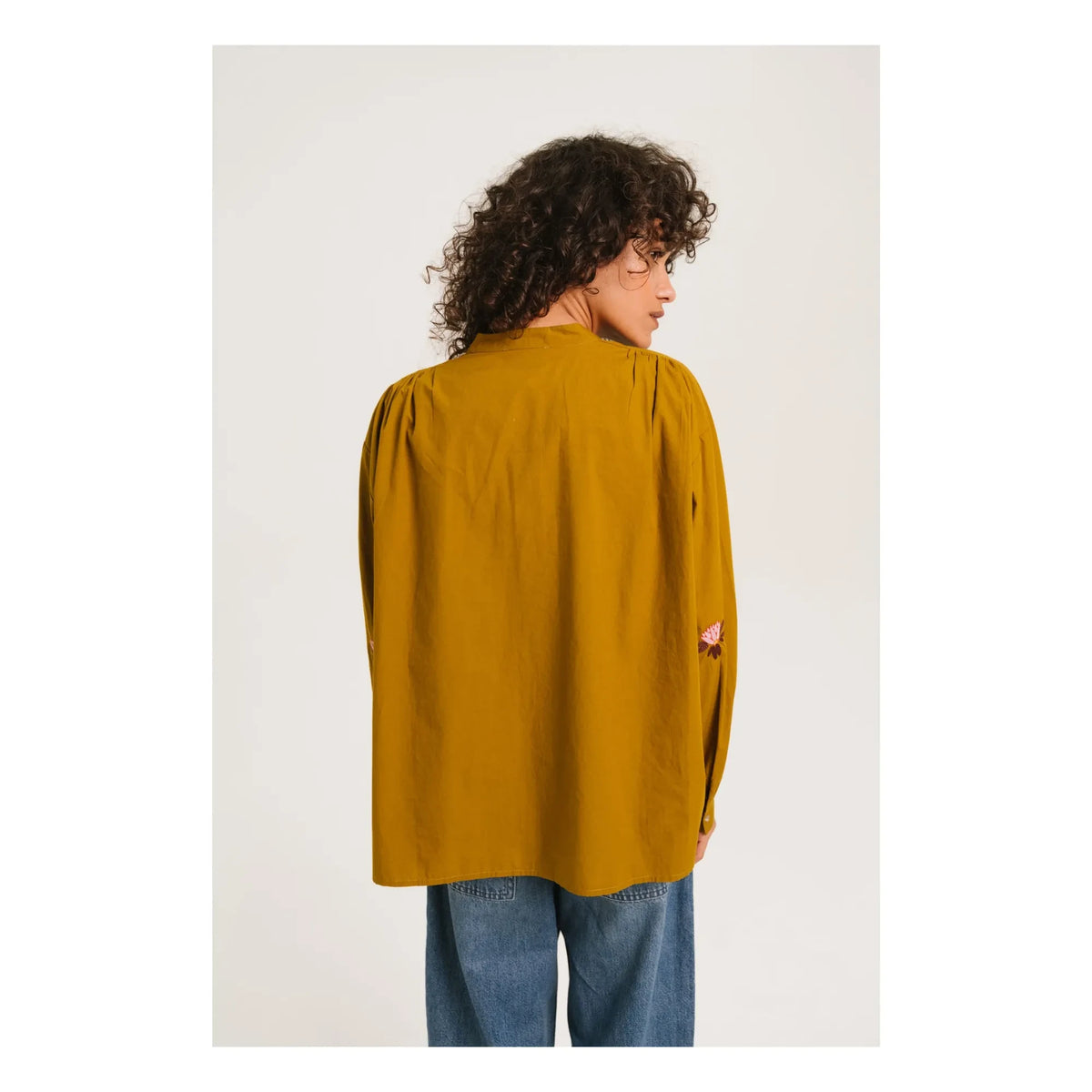 Sacrécoeur - Ella Broderies blouse | Green